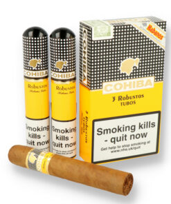 Cohiba Robusto Tubos – Cuban Cigar (Single or Box of 3 Tubes)