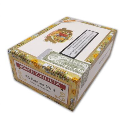 Romeo y Julieta Romeo No. 3 Tubos – Box of 25 - Image 3